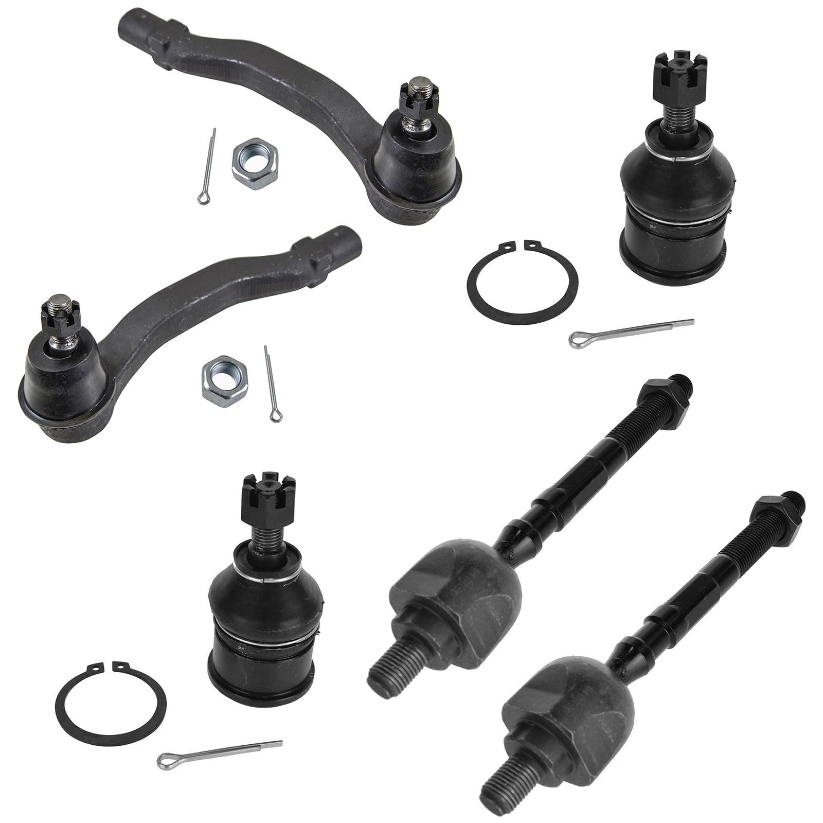 Amazon.com: Front Steering & Suspension Kit Ball Joint Tie Rod
